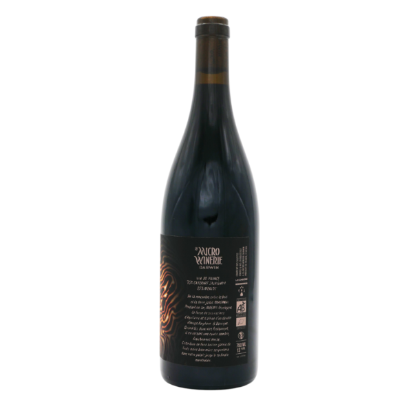 vin rouge bio magma de la micro winerie