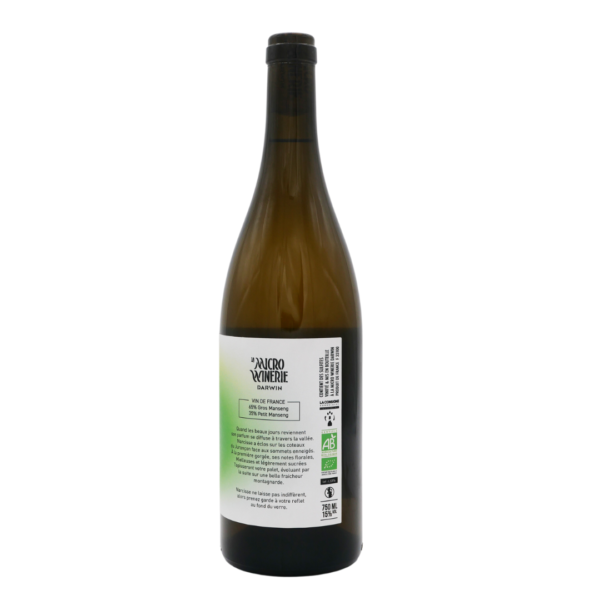 Vin blanc bio narcisse de la Micro WInerie